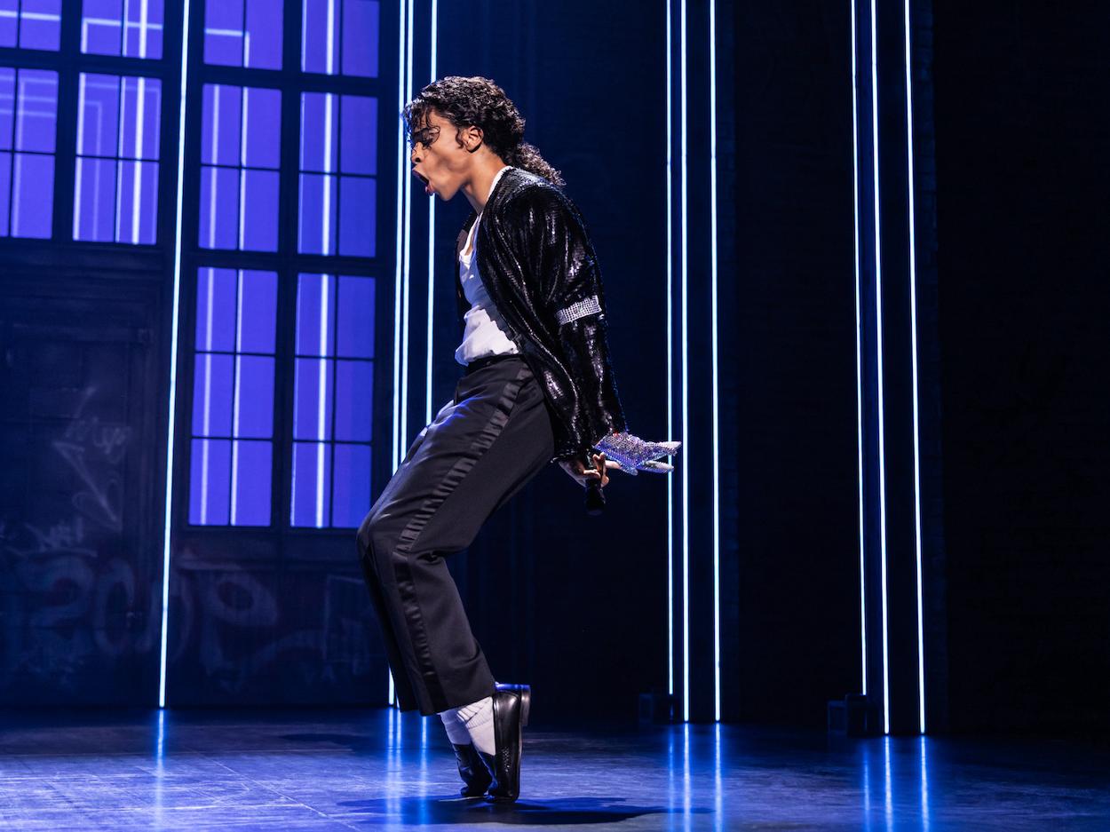 Photo credit details: Jamaal Fields-Green in "MJ" (Photo: Matthew Murphy), from Broadway.com